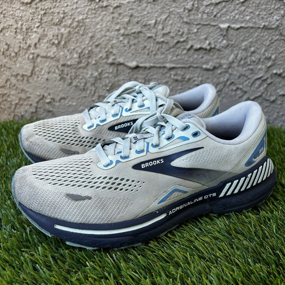 Brooks Shoes Women Size 7.5 Adrenaline GTS 23 Blue Glass